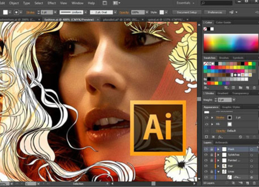 Z nadaljevalnim Adobe Illustratorjem do osnov perspektiv